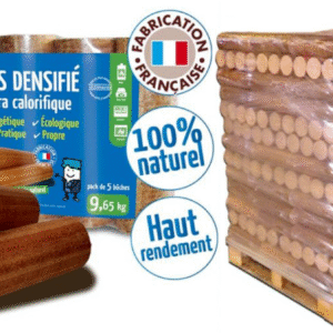 Leños térmicos WOODSTOCK 4 palets, 416 bolsas de 5 leños