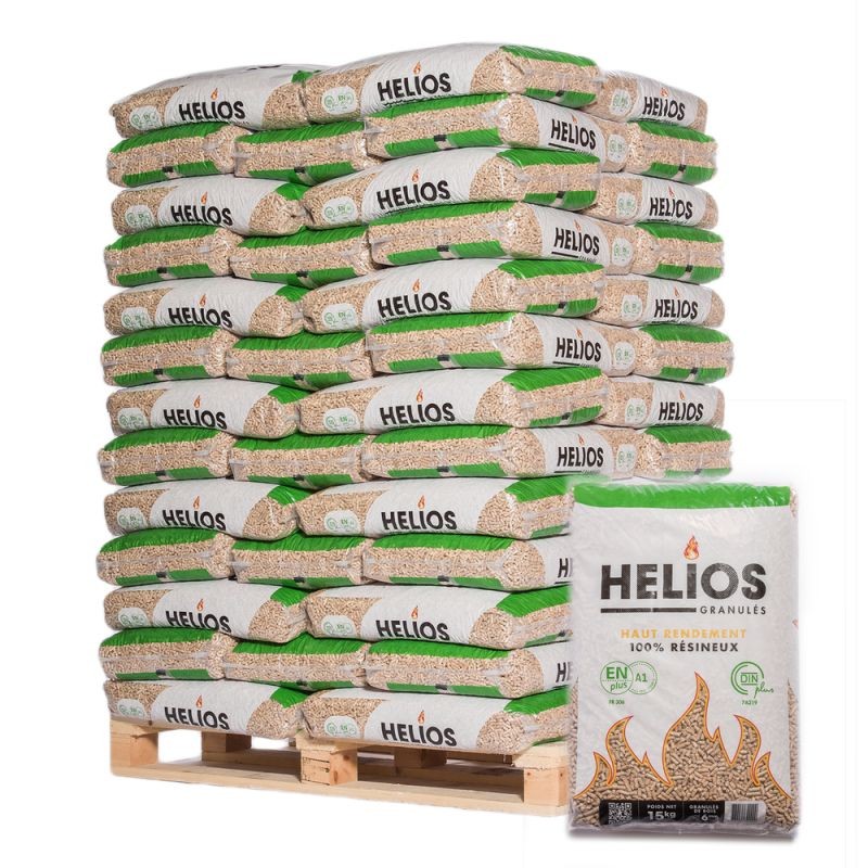 Pellets Helios Palet de 65 sacos de 15 kg