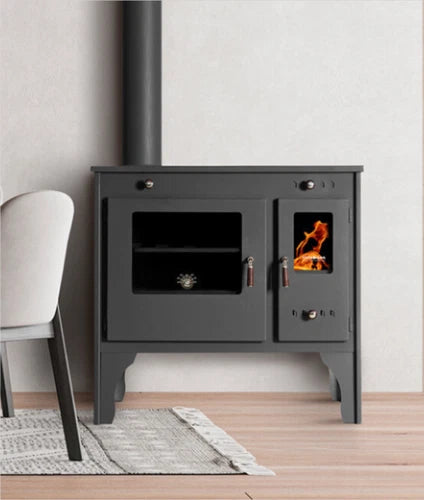 Estufa de Leña Juan Panadero Gourmet 7 kW - Con Horno EcoDesign