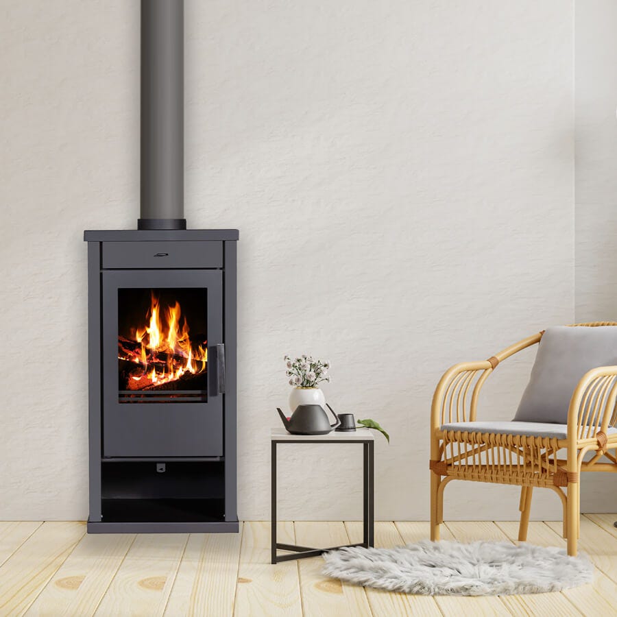 Estufa de Leña – BELLEZA VANESSA LUX – 9 KW